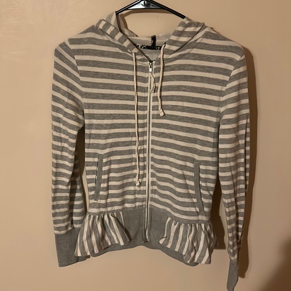 Anthroplogie Saturday/Sunday Harley Ruffle Hoodie